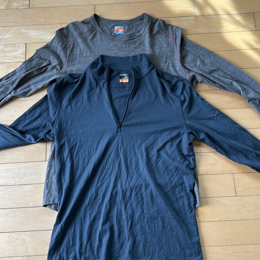 Icebreaker merino 200, 2 shirts, XL